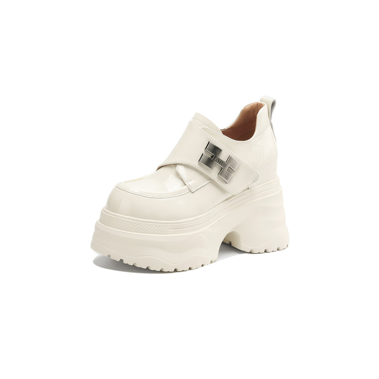 Deep Mouth Flat Shoes with Super High Heel and Platform Sole - Image 5